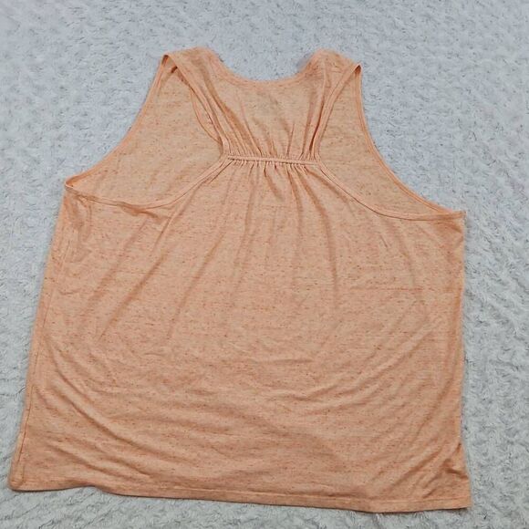 Athleta Womens 3X Drishti Textured Tank Top Island Coral Summer Workout Gym - Picture 6 of 7